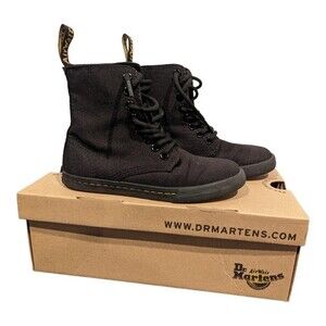 Dr. Martens JUNIOR SHERIDAN CANVAS CASUAL BOOTS size 12.